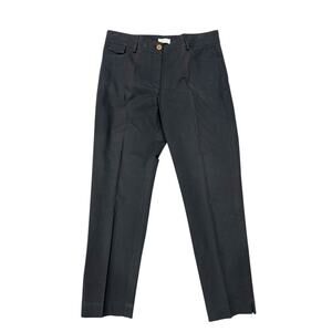 Gunex Womens Dark Navy Blue Straight Leg Pants Made in Italy Size 8